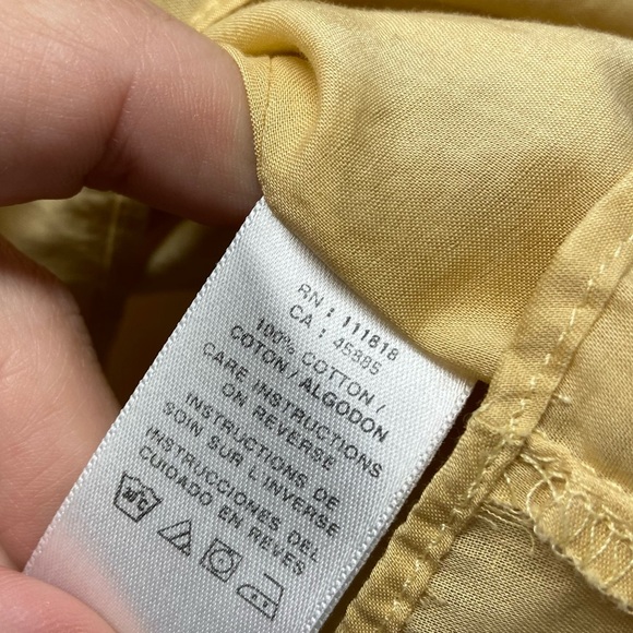 Michael Kors Yellow Tie Strappy Tank Top - Picture 8 of 8